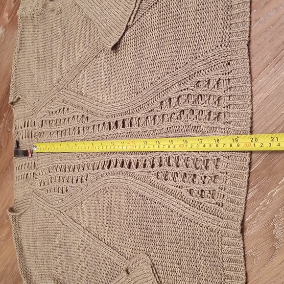 (M) Le Tempes des Cherises Loose Knit Bohemian Sweater Cottagecore Cotton Blend - Picture 4 of 9